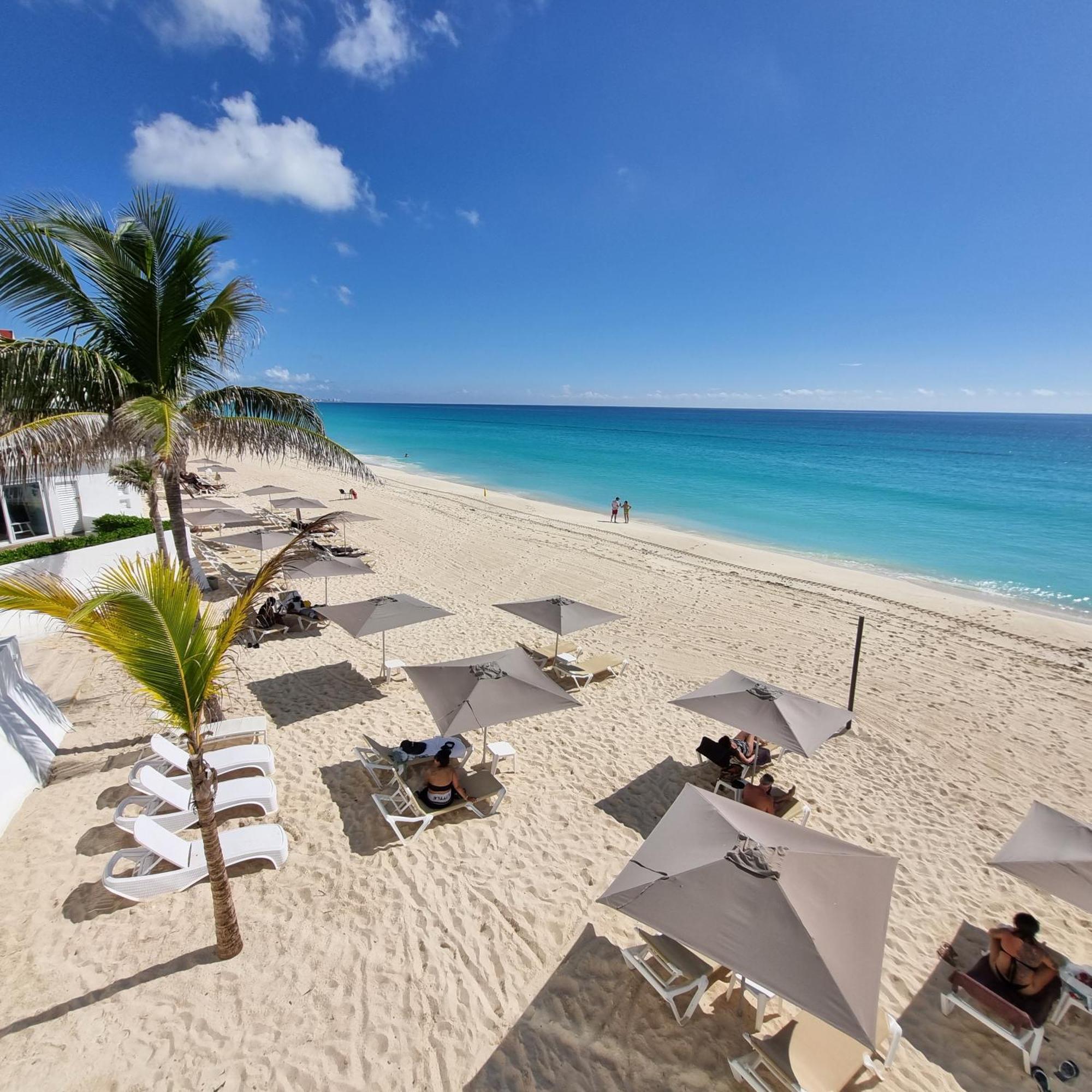 Estudio A Pie De Playa, Increibles Vistas, Amanecer, Atardecer, Balcon, Gym, Jacuzi, 1807 Apartment Cancun Exterior photo